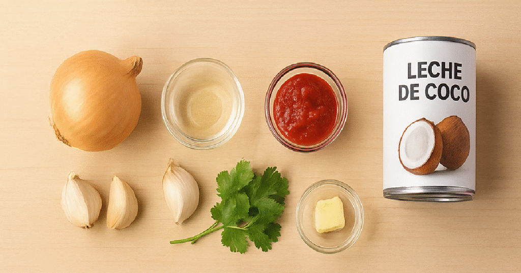 🥥Salsa Casera de Coco🥥 recién hecha lista para servir 🍽️🥥