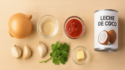 🥥Salsa Casera de Coco🥥 recién hecha lista para servir 🍽️🥥